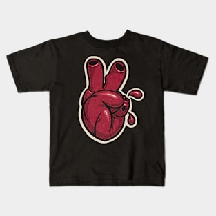 Inner Peace Sign Kids T-Shirt